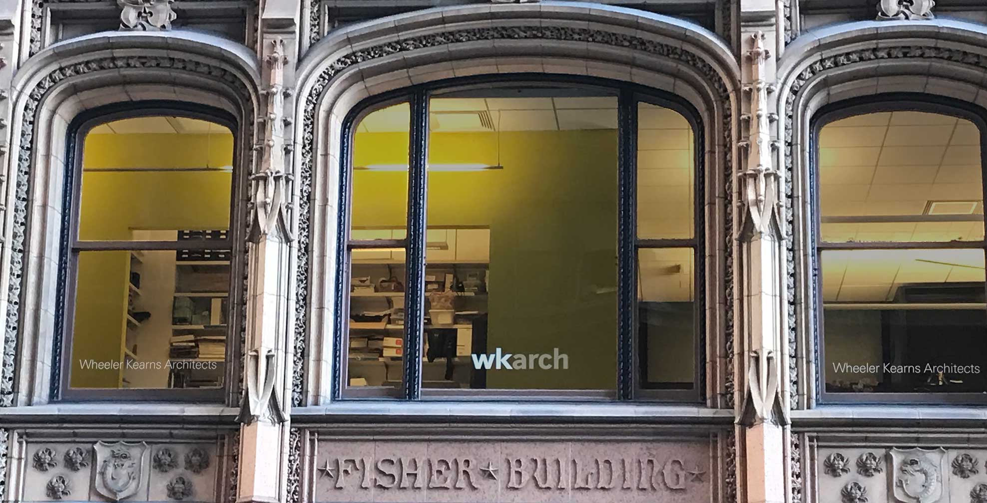 wkarch_window-signs.jpg Art Direction by: Bart Crosby, Crosby Associates